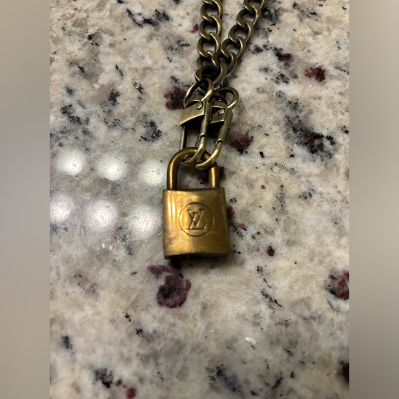 Authentic LV Lock #212 with NO KEY and Unbranded 16” chain - Picture 3 of 5